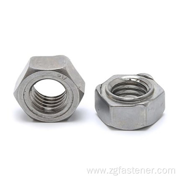 Stainless steel hexagon welded nut